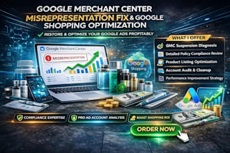 resolve gmc misrepresentation issues and optimize google shopping listings
