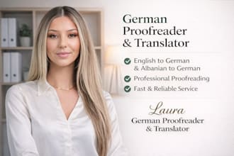 proofread german texts, theses, and academic papers