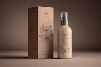 create premium label design and packaging design