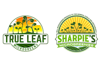 design a professional microgreen logo