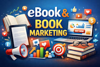 professional ebook marketing, book promotion to boost sales