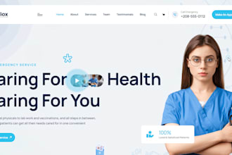 design a medical spa website, beauty clinic website, wellness site