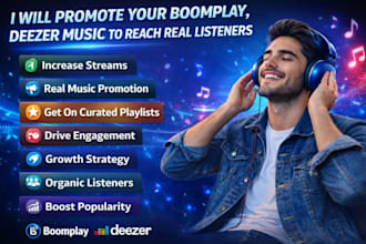 do lifetime campaign for boomplay or deezer music for growth