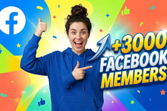 buy 3000 high quality facebook members fast