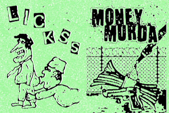 create custom punk gig poster underground gritty aesthetic