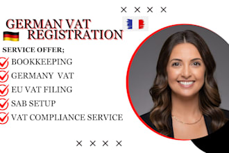 do german bookkeeping vat sab setup payroll tax return filing for gmh ug via