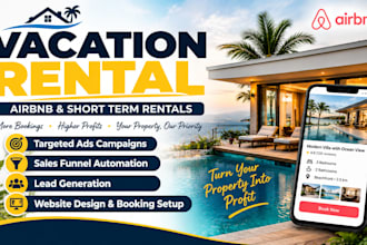 generate vacation rental leads, airbnb host, short term rental booking website