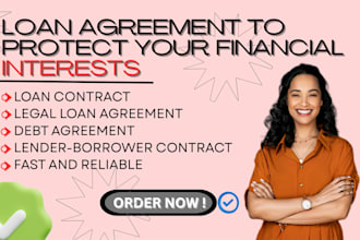 draft your custom loan agreement and personal loan contract documents