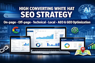 seo strategy onpage offpage technical local aeo GEO keywords competitor research
