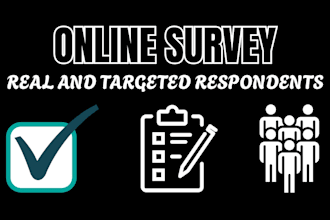 gather targeted respondents to fill online survey to gather high quality data