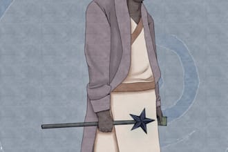 paint your character for dnd, your ocs or any character art