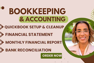 do quickbooks setup and clean up, freshbooks, bookkeeping, financial statement