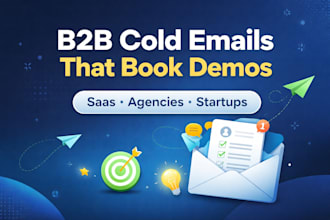 write b2b cold email sequences that book qualified demos