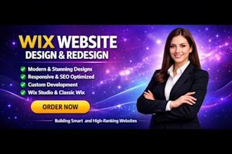 create wix website redesign wix studio design development landing page wix blog