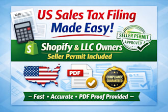file US sales tax and get seller permit for shopify and llc owners