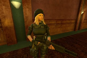 create or port custom playermodel for l4d2, skyrim, custom vrchat model and gmod