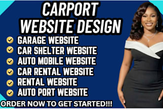 design carport website garage website car shelter website automobile website