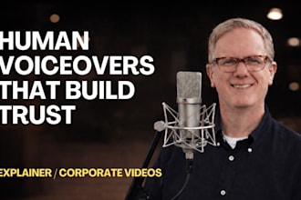 record a professional corporate explainer voiceover