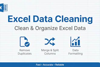 clean, format and restructure messy excel data