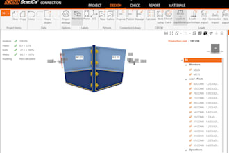 structural design of steel structures, connection design,foundation design