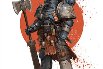 warhammer illustration based on your description