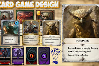 design card board game frame, fantasy tarot deck, ccg, mtg, tcg layout, template