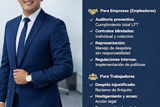 brindaré asesoría en derecho laboral mexicano conforme a la lft