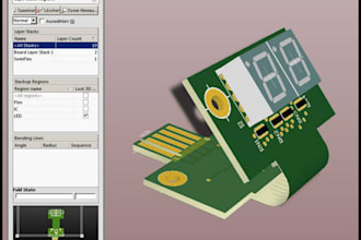 design kicad flexible and rigid flex pcb for wearable, medical, automotive iot