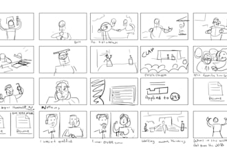 draw simple storyboards for your project