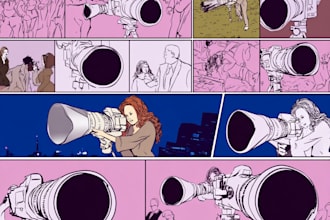 do comic book illustration graphic novel cover art cartoon