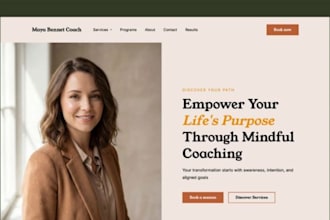 design life coaching website, life coach website consulting, trainer website