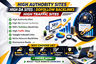 provided high da backlink