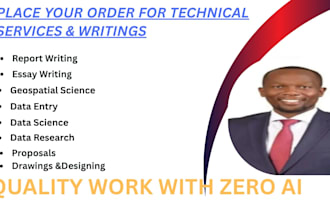 write on geospatial research, remote sensing, geology, data science n data entry