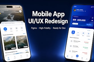 make UI UX mobile app design