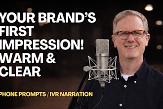 record a professional IVR and phone system voice