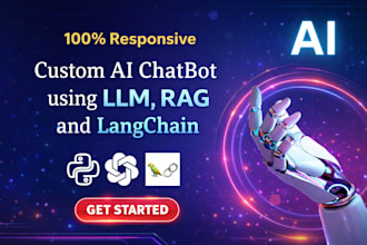 build a custom ai chatbot using llm, rag and langchain