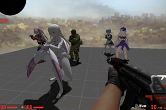 do vrchat avatar, edit sfm, mmd, port model, tf2 and l4d2 player model avatar