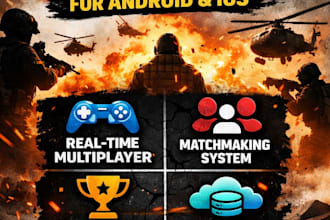 create a fast high quality,addictive high casual game for android and ios