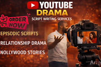 be your youtube video script writer, video script writer