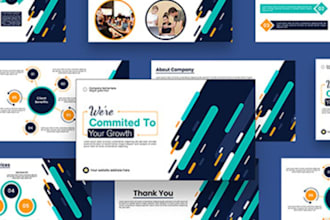 redesign, edit powerpoint presentation google slides or canva presentation