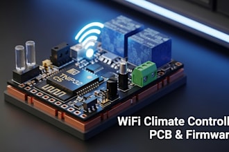 design wifi temperature and humidity controller pcb and firmware