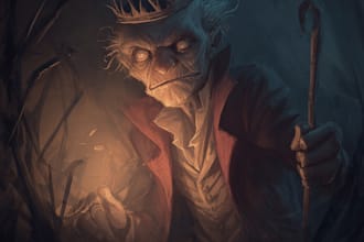 make an fantasy character and horror of illustration artwork