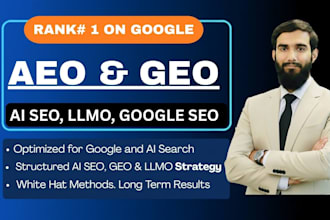 do advanced aeo, GEO, and llmo SEO to rank your local business asap
