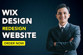 build a responsive wix website design or wix redesign