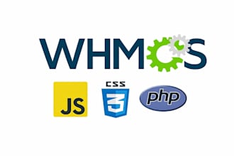 design a custom, modern whmcs template