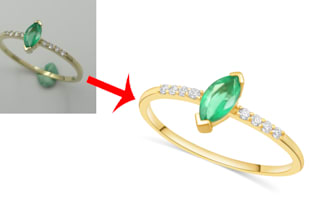 do premium quality jewelry retouching
