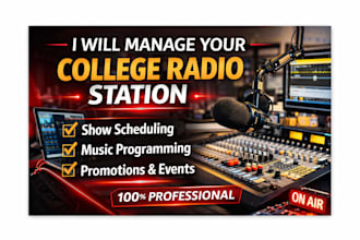 manage and grow your college radio station professionally
