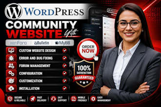 design xenforo mybb vbulletin community forum website