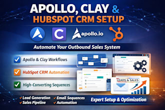 setup apollo clay com apollo io sequence hubspot crm workflow