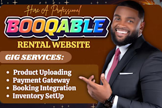 build booqable event, party, wedding rental website with booking using booqable